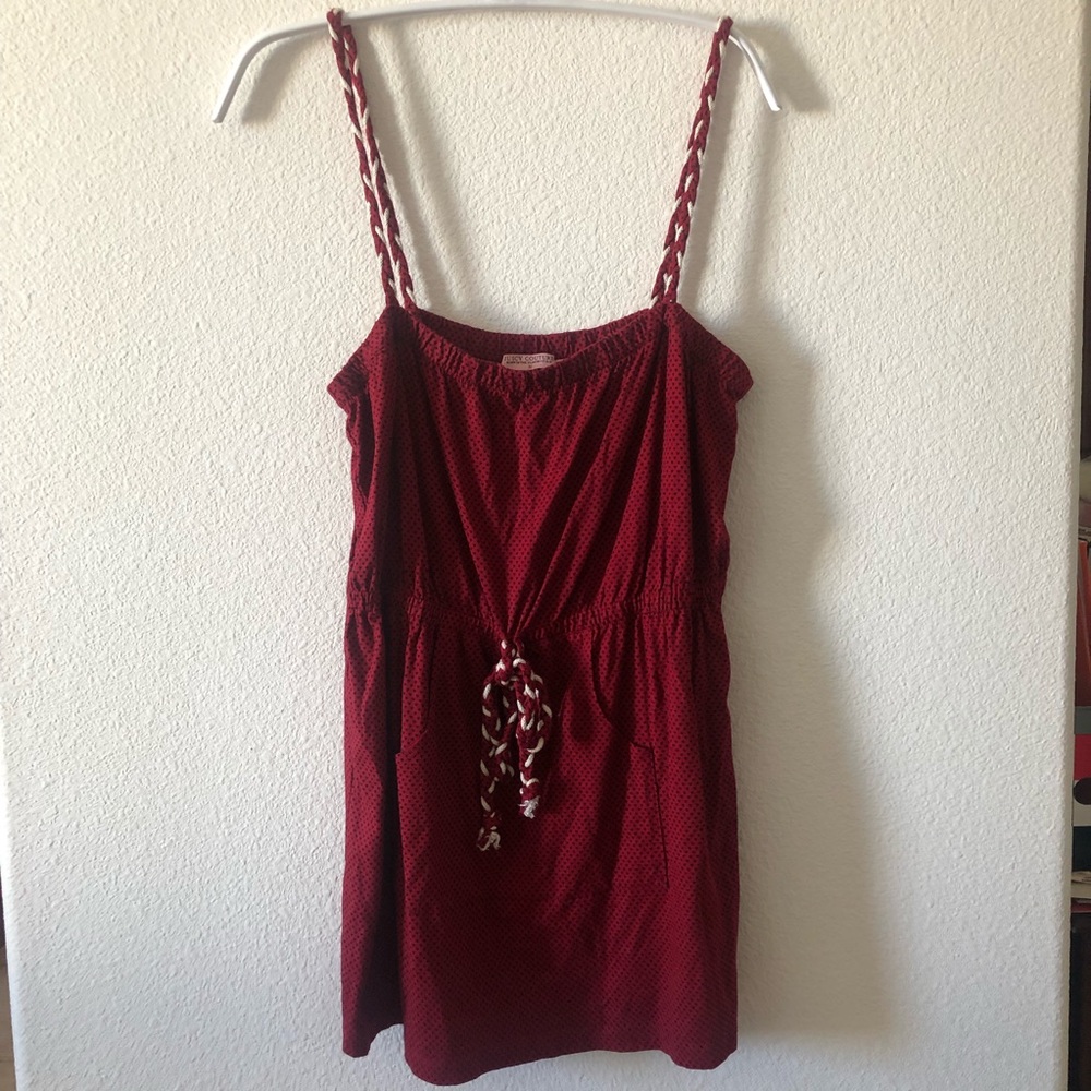 Juicy couture red swim cover up